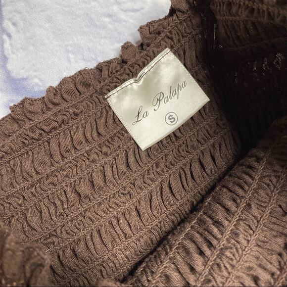 La Palapa Maxi Dress in Brown - Picture 4 of 5